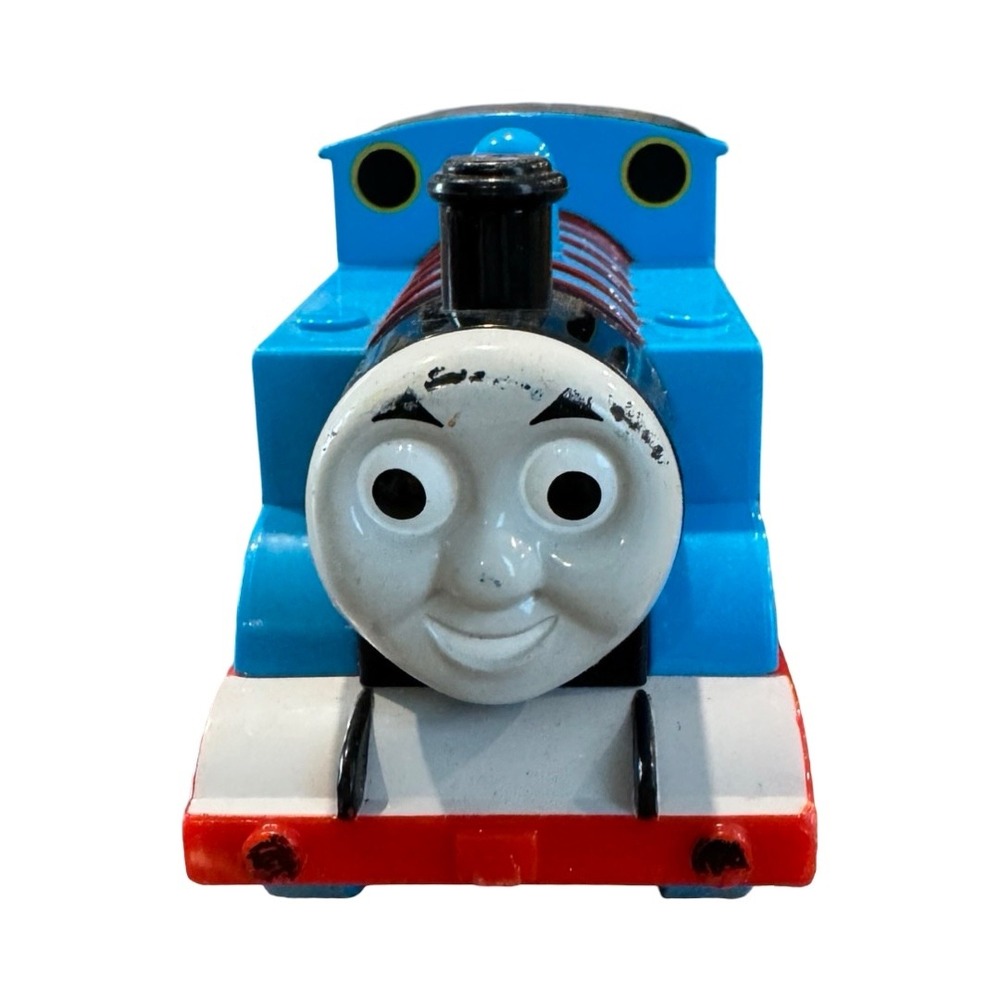 TOMY 2005 Thomas the Tank Engine Motorized Train Blue No 1 Battery Operated Toy